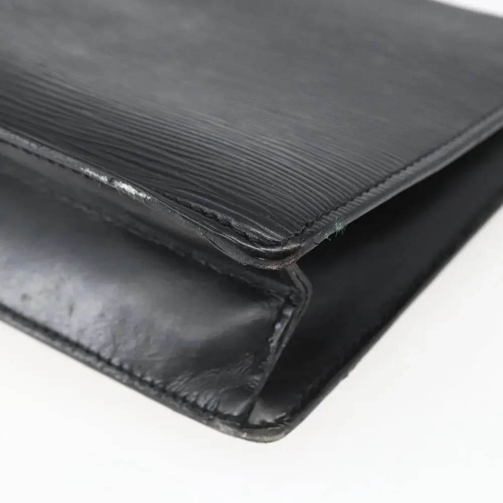 Louis Vuitton Epi Serie Dragonne Clutch Bag Black Noir